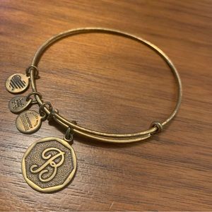 Alex and Ani Gold “B” Bracelet